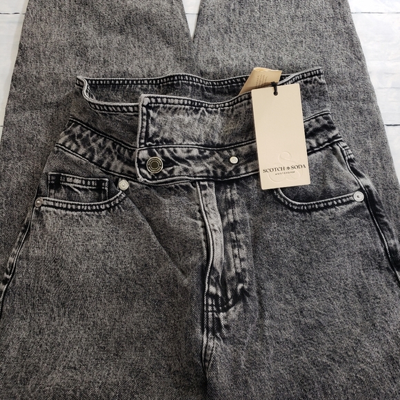 Scotch & Soda acid washed high-waisted jeans NEW with tags 24x30 - Picture 1 of 3